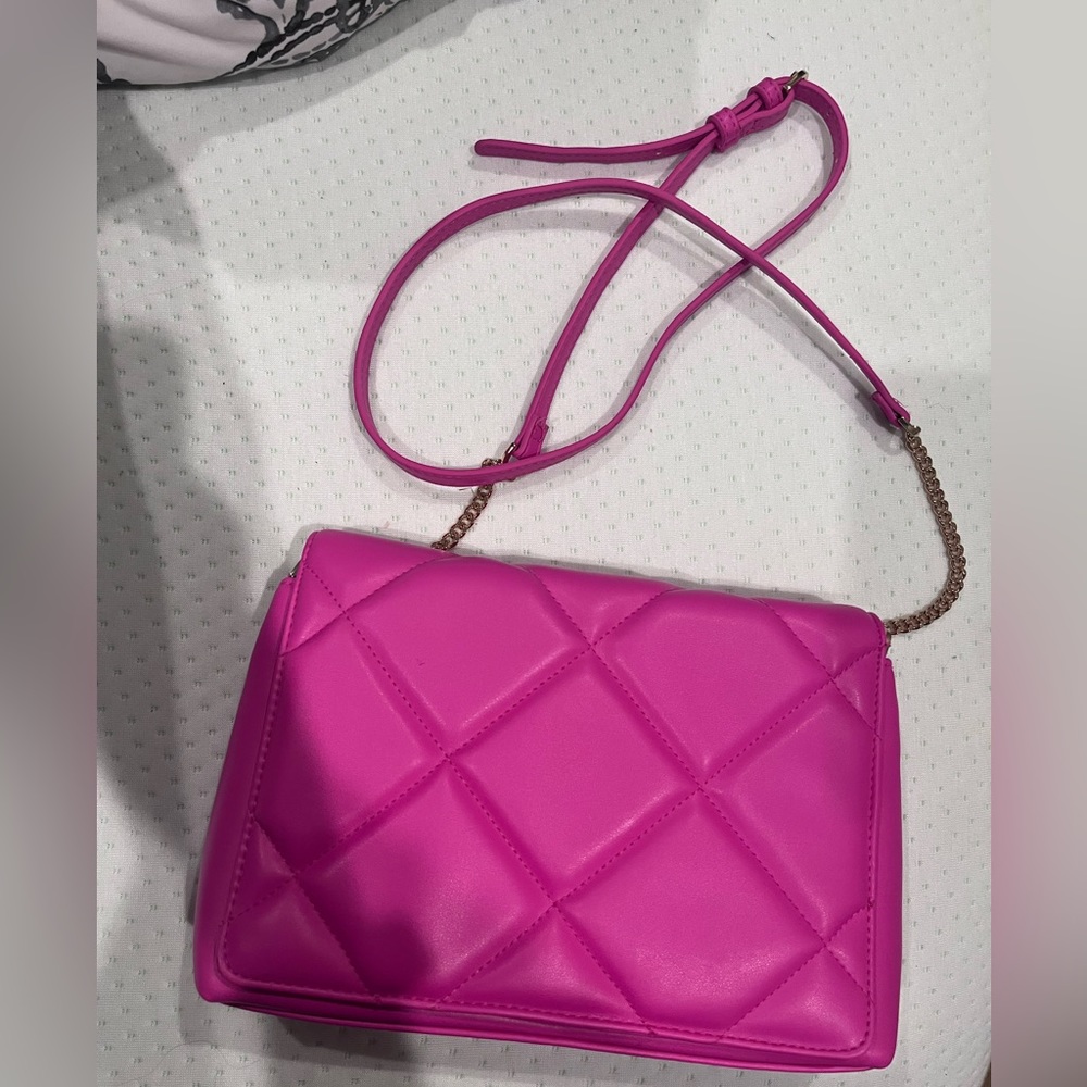 Pink crossbody purse